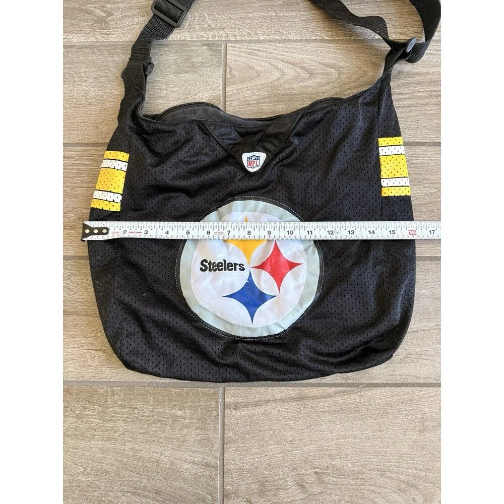 NFL Pittsburgh Steelers Jersey Tote Shoulder Bag Littlearth ProFanity Zipper